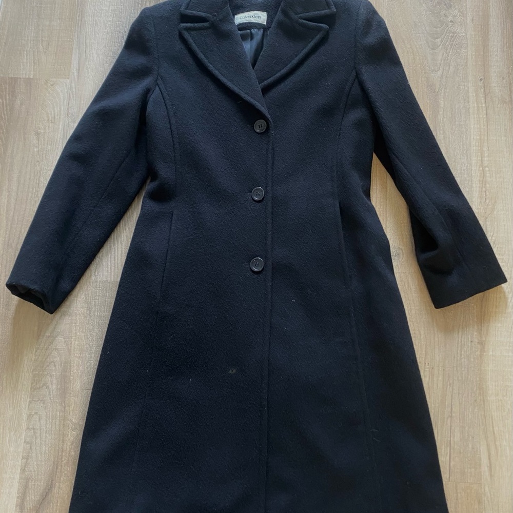 Vintage Calvin Klein x Holt Renfrew Merino Wool Coat